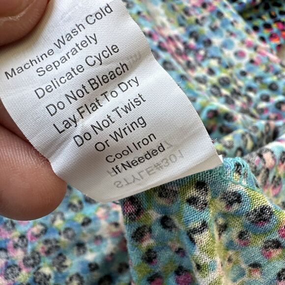 CAbi Racerback Hooked Tank Top Tunic Size XS Colorful Geometric Design Colorful - Picture 6 of 9